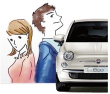 FIAT 500 LOVE DRIVING CAMPAIGN 準備着々