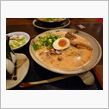 ラーメンに柿？？？