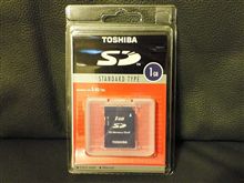 東芝 SDメモリーカード1GB 東芝 SDメモリーカード1GB