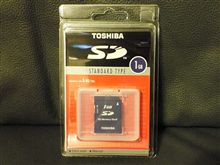 東芝　ＳＤメモリーカード１ＧＢ 