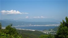 塩嶺パークラインからの諏訪湖