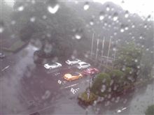 モテギは雨