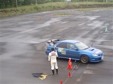 ジムカーナセミナー練習中です！  