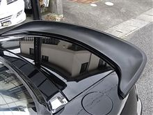 ボーメックスリアスポイラーの再塗装！綺麗にできた！　　今日は掃除の日に…。