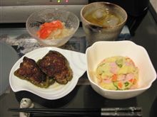今日のディナーは、私の手作り料理^^;