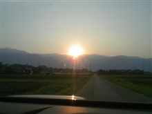 キレイな夕日♪