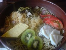 冷やしタヌキ蕎麦