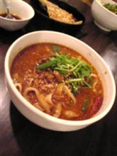 埼玉の地で刀削麺を食す。
