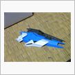 青いガンダムの青い盾