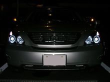 イカリング付きヘッドライト取付け　その２