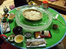 唐船峡の流しそうめん