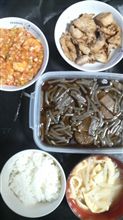 今日の晩飯は・・・
