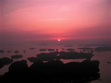 きょうの夕日