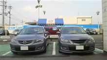 アクセラ君、帰宅