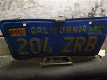 カリフォルニアナンバー