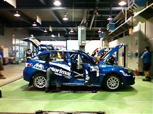車検の模様。
