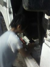 息子がネジ締め中！＾＾