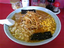 汗かいたら濃い味噌ラーメン♪