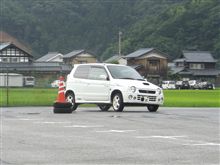 走行会in会社の駐車場ww