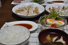 海老餃子としそ餃子♪