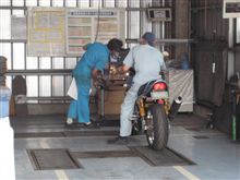 バイク車検終了
