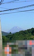今朝のフジヤマ