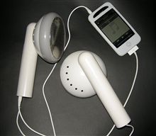 ipodのでっかいイヤホン