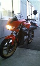 久しぶりのバイク通勤。