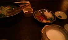 居酒屋にて。