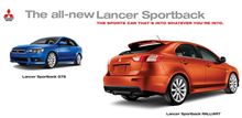 The all-new Mitsubishi Lancer Sportback ・・・・
