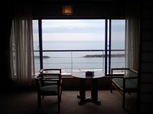 海景 今日の宿に入りました。
