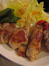 今日の晩御飯は鶏さんで。。