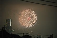 みなとみらいの花火。