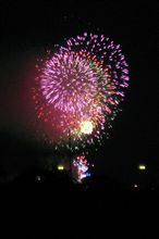 近所の花火大会へ