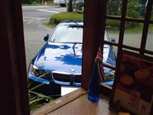 箱根に泊まってるのに河口湖でバーガー