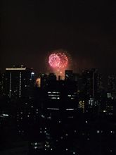 本日は帰省のため，東京に宿泊してます。