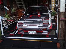 朝、起きたら、外はどしゃ降りです、