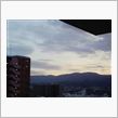 自宅からの夕暮れ