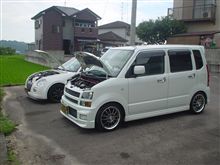 早朝から洗車・洗車