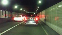 首都高渋滞中に