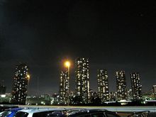 辰巳で夕涼み