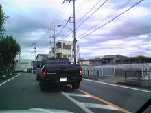 横からパジェロに突っ込まれそうになった