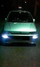 ウインカーをフォグに。
