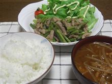 豚肉とニンニクの黒胡椒炒め♪