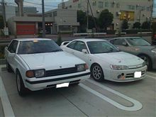 板金終わったレビンとのツーショット