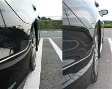 後輪キャンバーのBefore・After