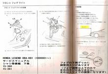 フォグライトの光軸調整