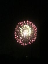 花火観ました(^-^)/