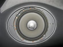 オーディオ：内張りのSP開口部を20mm広げた