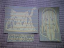 KOTOKOさんライブ用ステッカー貼り９割完了。